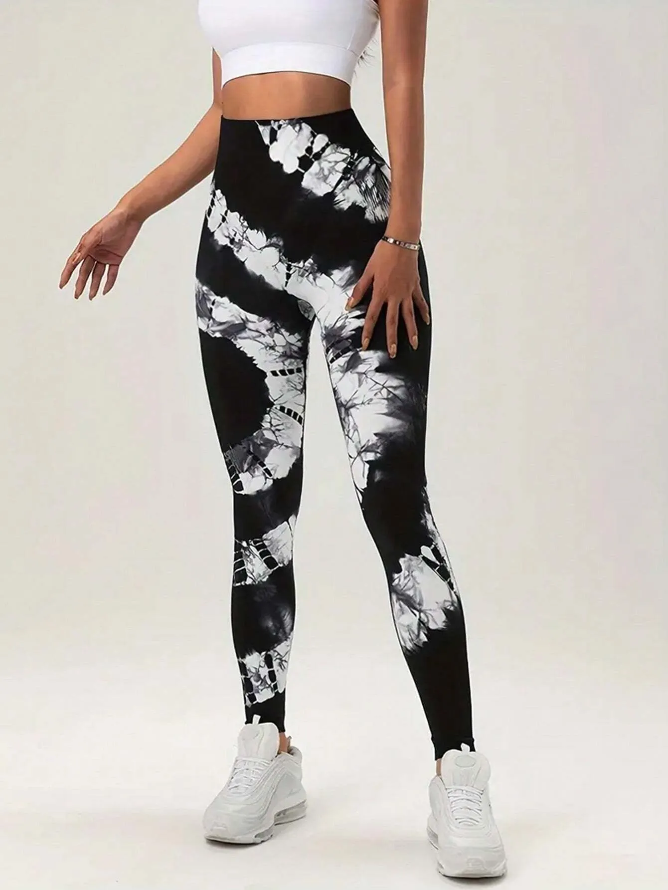 Yoga Trendy Tie Dye Yoga Leggings