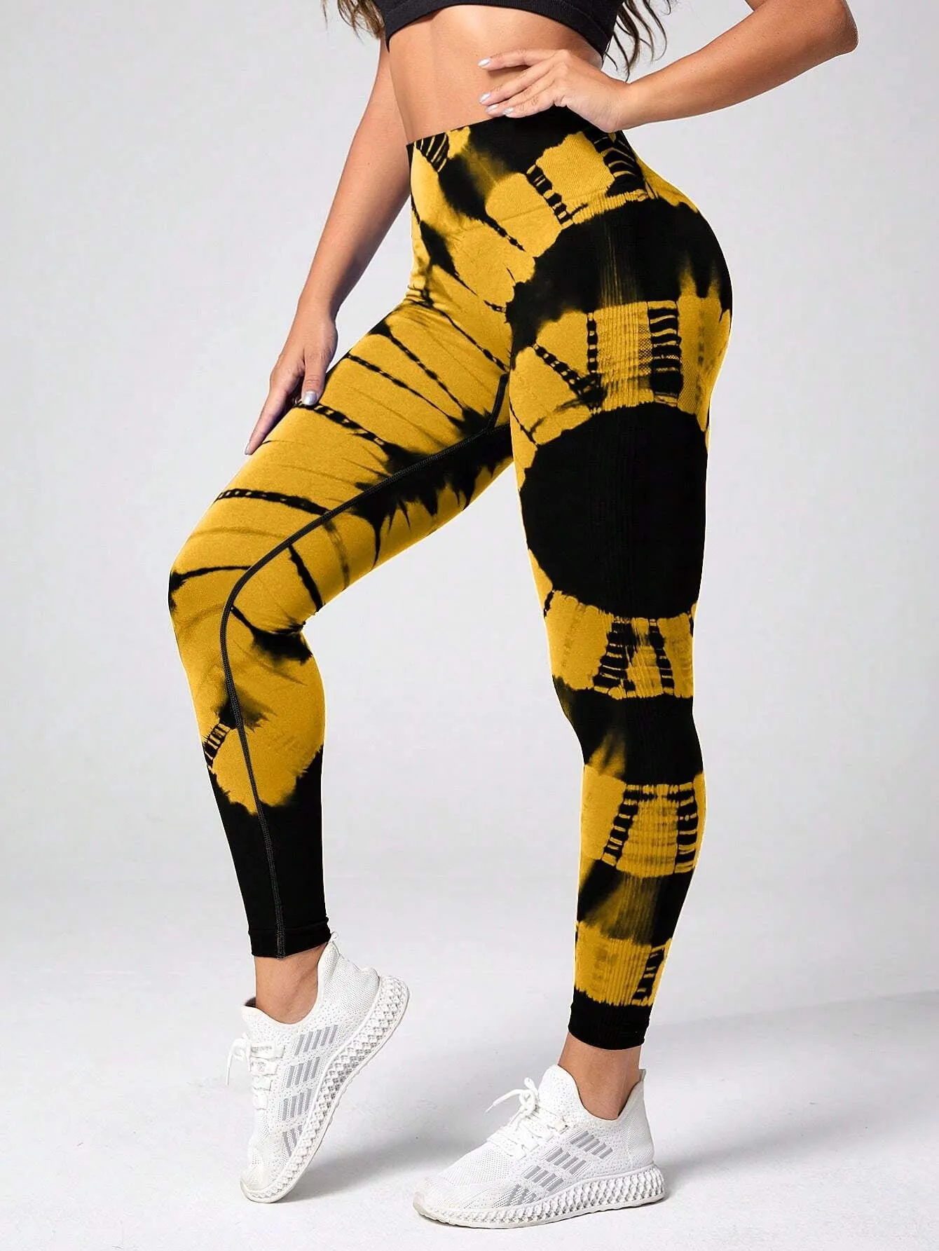Yoga Trendy Tie Dye Yoga Leggings