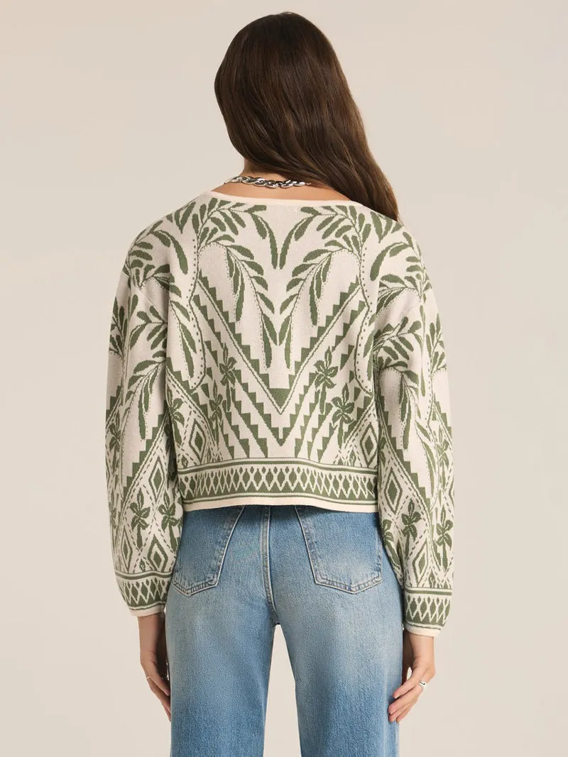 Z Supply Yeva Sweater - Palm Green