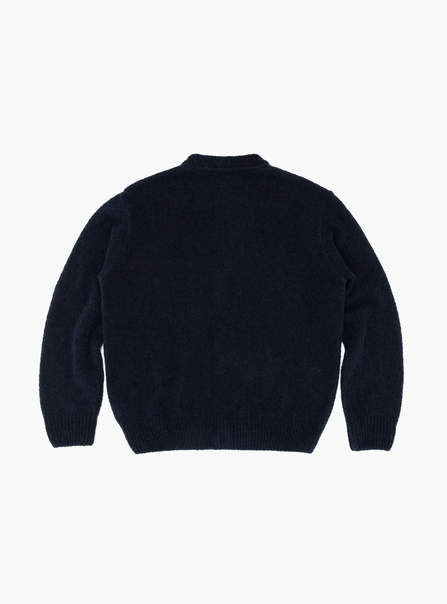 Zip Up Pocket Crew Navy